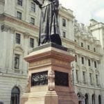 Statue of Nightingale. Located at Waterloo Place, London SW1.